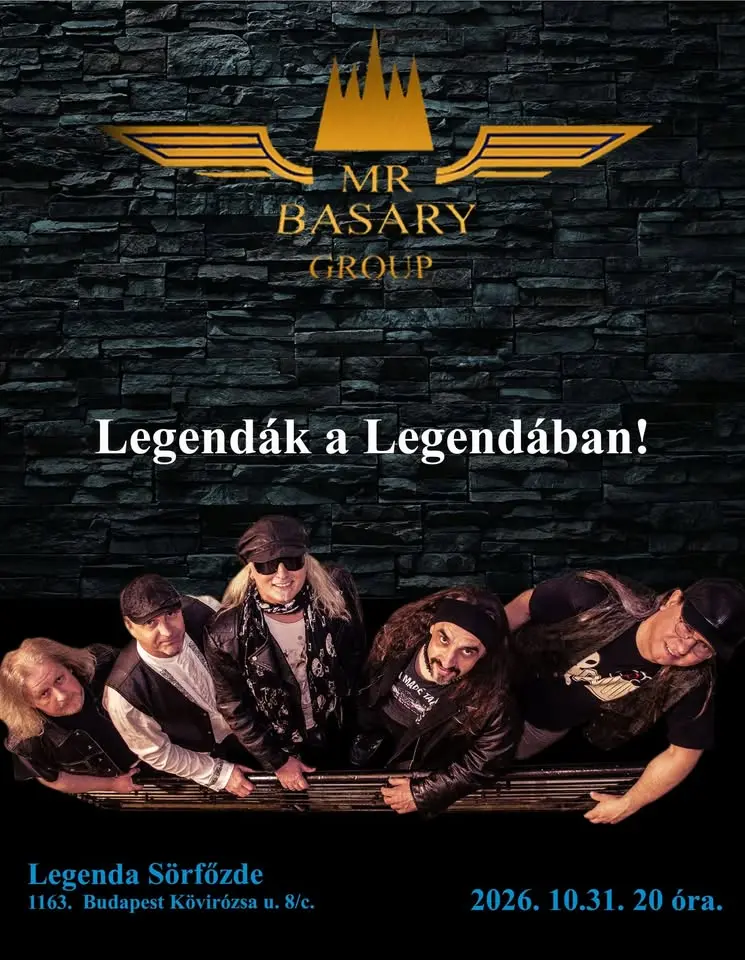 MR. Basary Group koncert Budapesten (Legenda Sörfőzde Center)